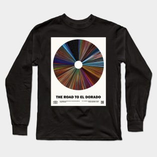 minimal_The Road to El Dorado Warp Barcode Movie Long Sleeve T-Shirt